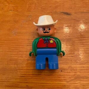 Lego Duplo Cowboy Sheriff Minifigure